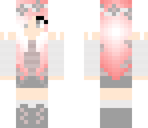 pink hair girl