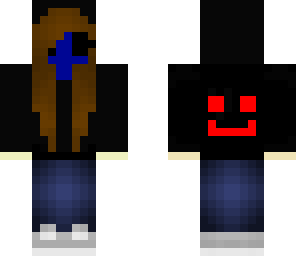 smiley face eyeless jack girl