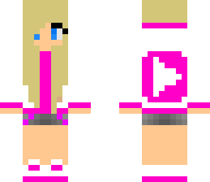 pink youtuber girl