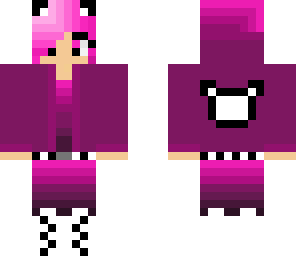 purple panda girl