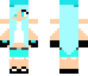 aqua skater girl