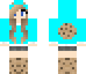 blue cookie girl