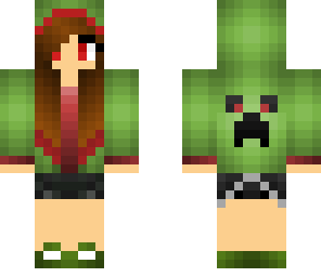 creeper girl green