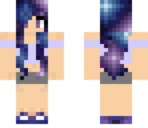 galaxy scene girl