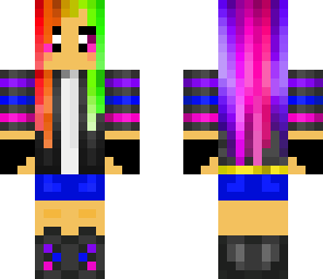 rainbow girl