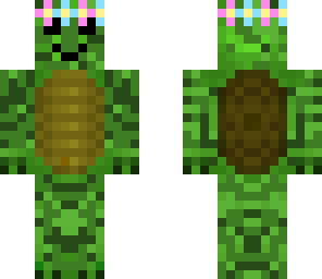 happy flower turtle