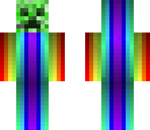 rainbow gradient creeper