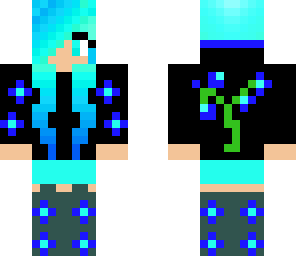 blue orchid girl