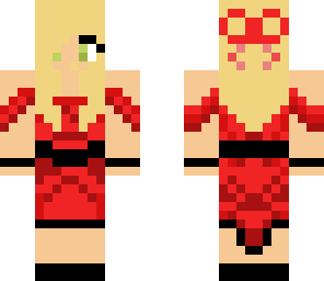 red dress girl