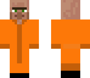 orange robed villager