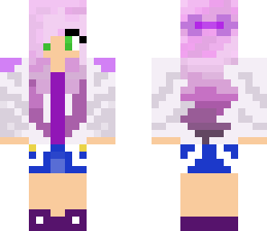pink haired girl
