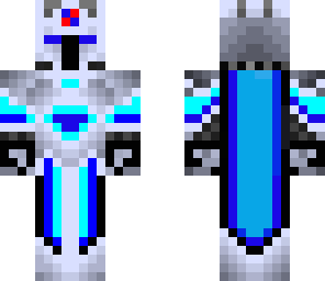 blue neon blue grey light grey white knight
