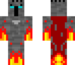 burning stone soldier
