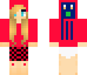 cool pink squid girl