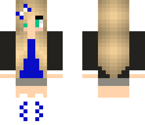 blue girl