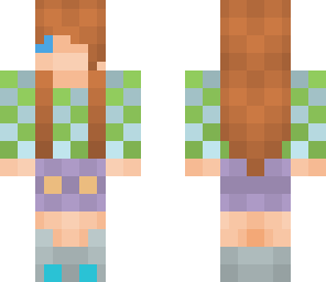 8-bit casual girl