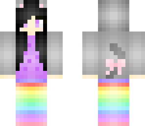 nyan cat girl purple