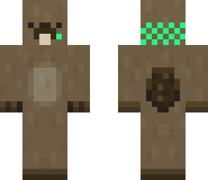 beaver with hoodie