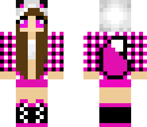 pink plad fox