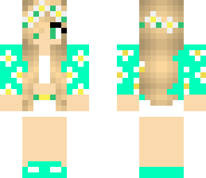 cute cyan girl