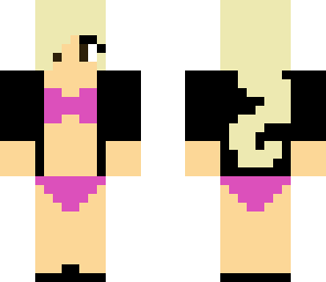 pink bikini girl