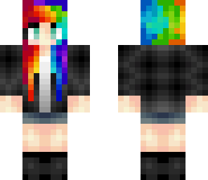 rainbow girl