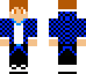 blue teenaged boy