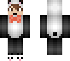 red bowtie panda