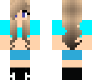 blue girl