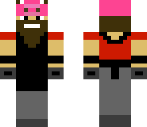 dwarf blacksmith with pig hat