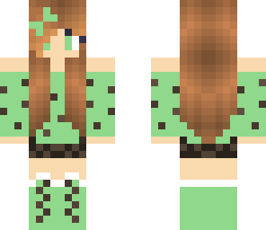 mint chocolate chip ice cream girl