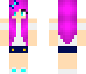 pink hair girl