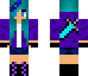 girl with sword and bow