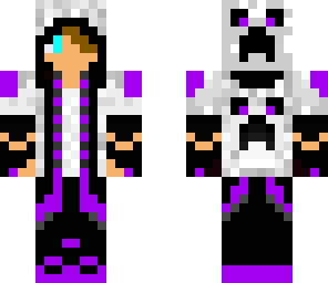 purple hooded teen