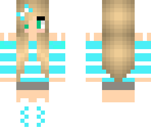 blue summer skin