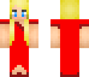 red dress