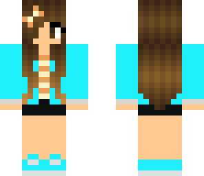 cute blue girl