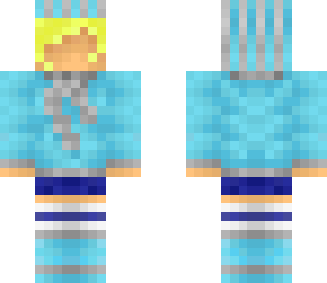 blue cute girl