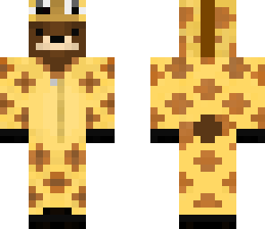 bear in a giraffe costume