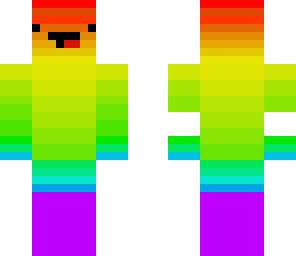 rainbow derp purple legs