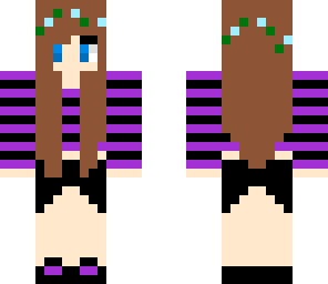 cute purple girl
