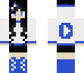 blue youtube girl