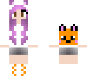 purple fox girl