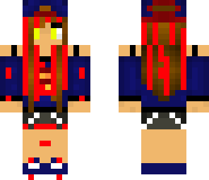 scary super herobrine girl