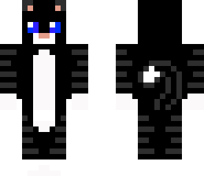 cute black glowing kitty
