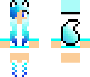 blue foxy girl