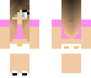 pink crop top