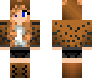 blue eyed leopard girl