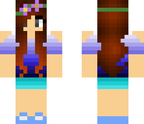 cute flower crown girl