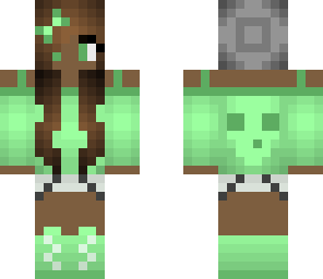 green slime girl